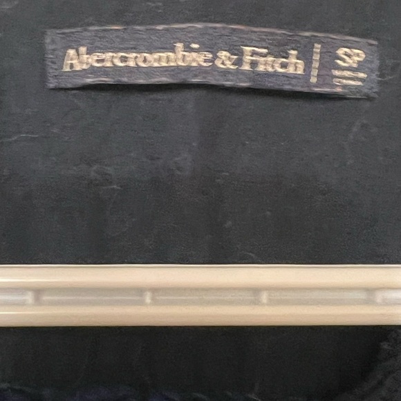 Abercrombie & Fitch Navy Blue Long-Sleeve Midi Dress/Top - Size Small - Picture 4 of 4